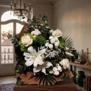 Bouquet Blanco-Verde