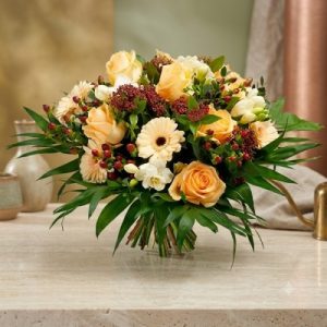 Bouquet tonos ocres