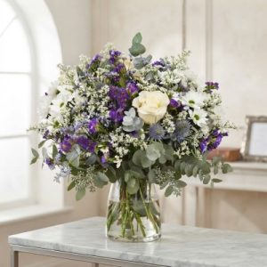 Jarrón floral Violeta.