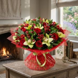 Ramo Rosas y Orquídeas.