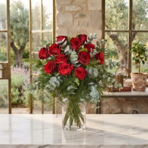 B. Rosas Rojas tallo largo.