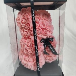 Oso rosas salmón