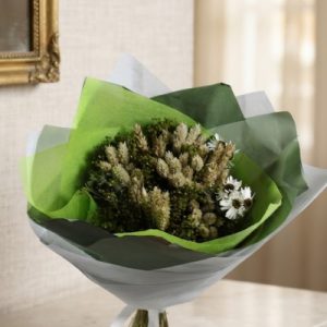 Bouquet preservado natural.